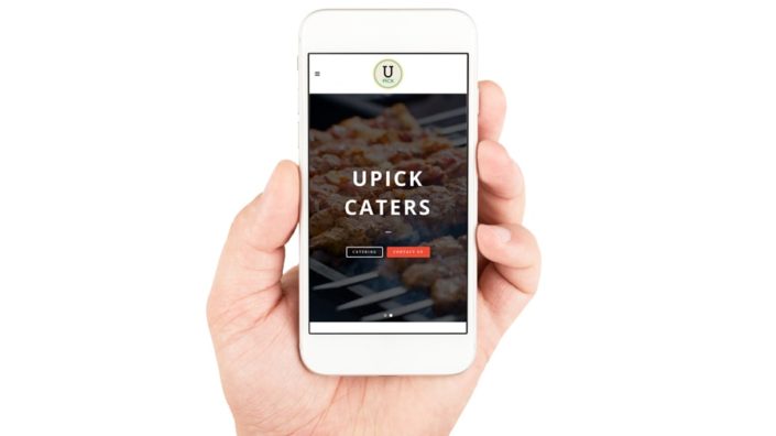 Upick Cafe u pick cafe web design