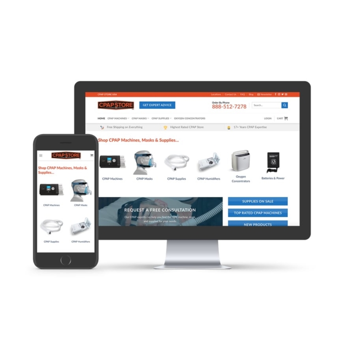 CPAP Store USA (cpapstoreusa.com) Website Design for CPAP Store USA Medical