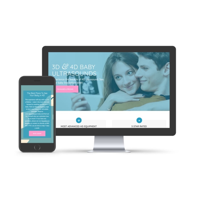 P.I.C. (seeyourbaby4d.com) ultrasound medical doctor website design