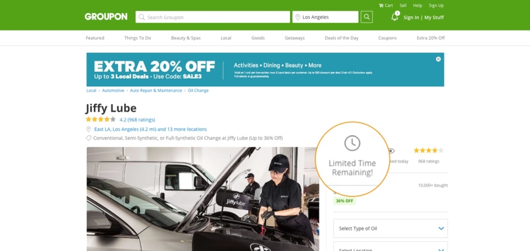 fomo limited offer to boost conversion rates